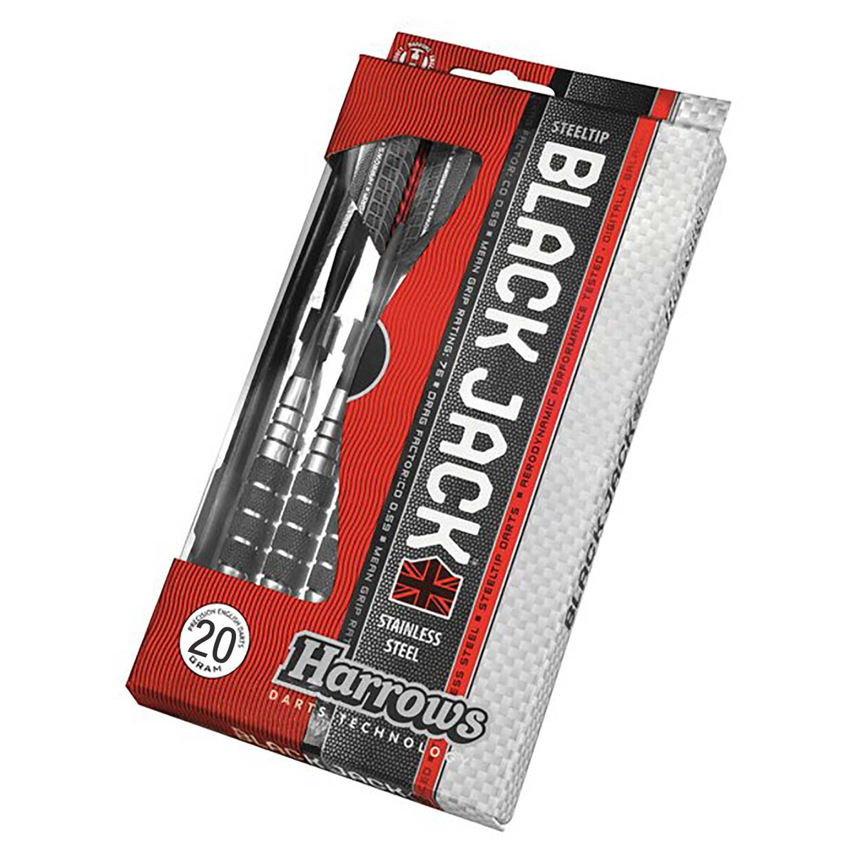 Harrows Black Jack Steeltip Darts - 20g