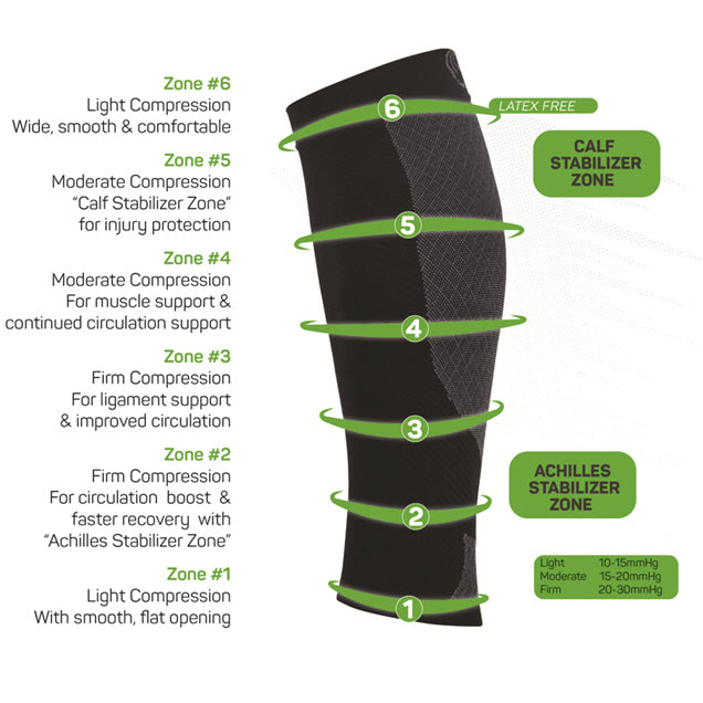 OS1st Performance Calf Sleeve Blk