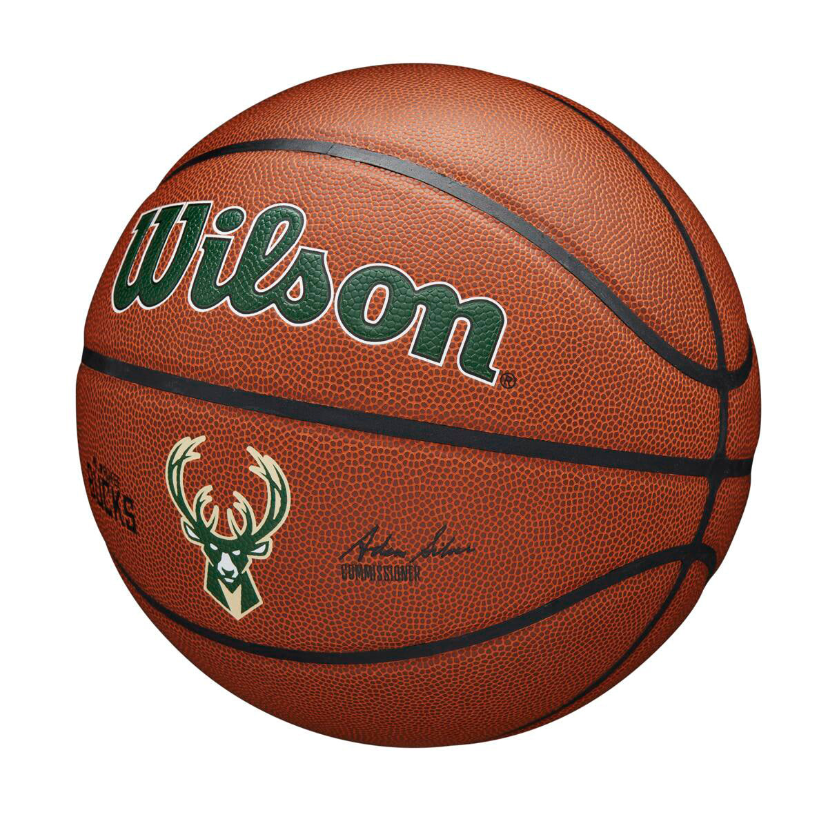 Wilson NBA Composite Bucks 7 Brown