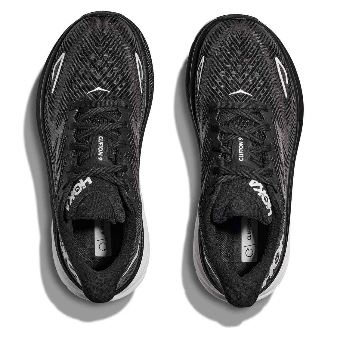 Hoka Clifton 9 Mens Black/White