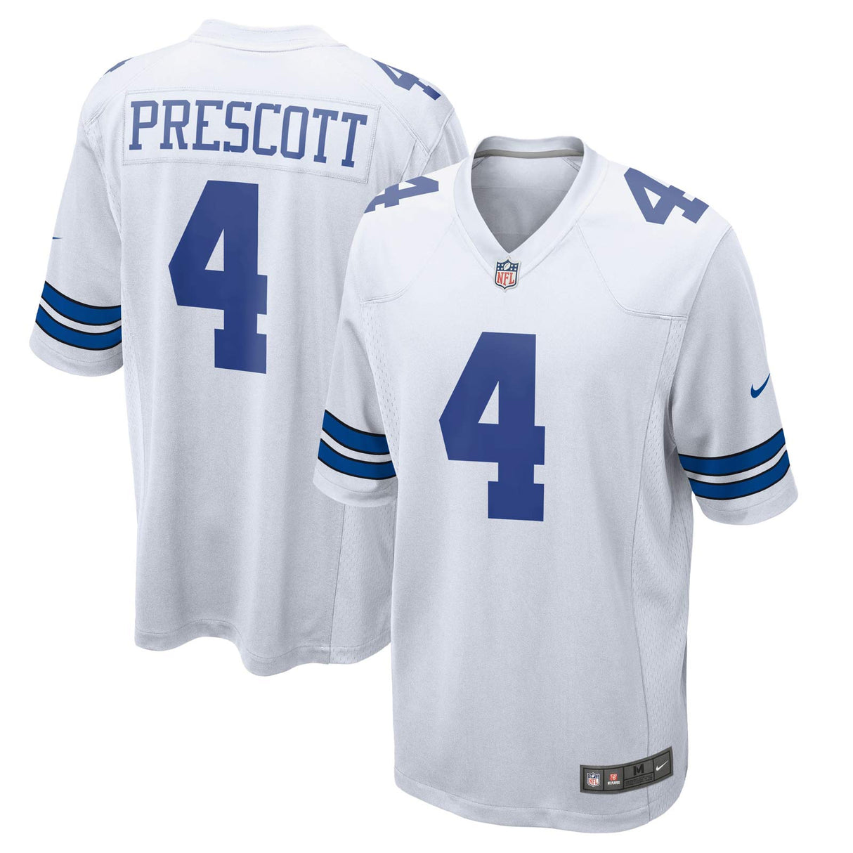 Nike Dallas Cowboys Prescott 4 Road Game Jersey