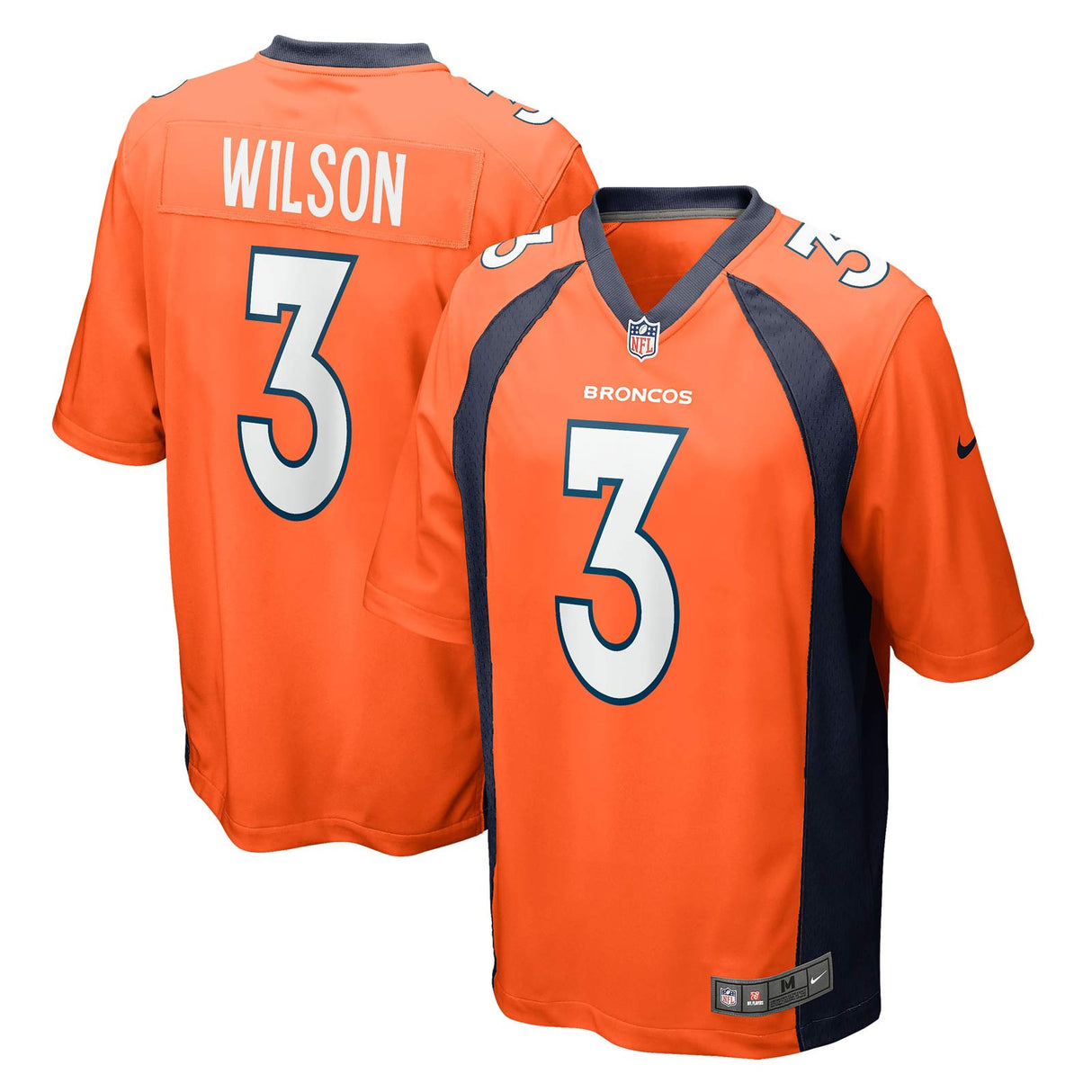 Nike Denver Broncos Wilson 3 Home Jersey