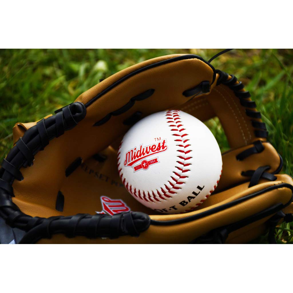 Midwest Baseball Glove & Ball Set