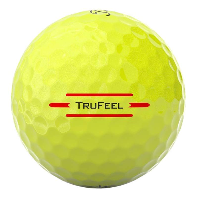 Titleist 2024 True Feel Golf Balls - Yellow