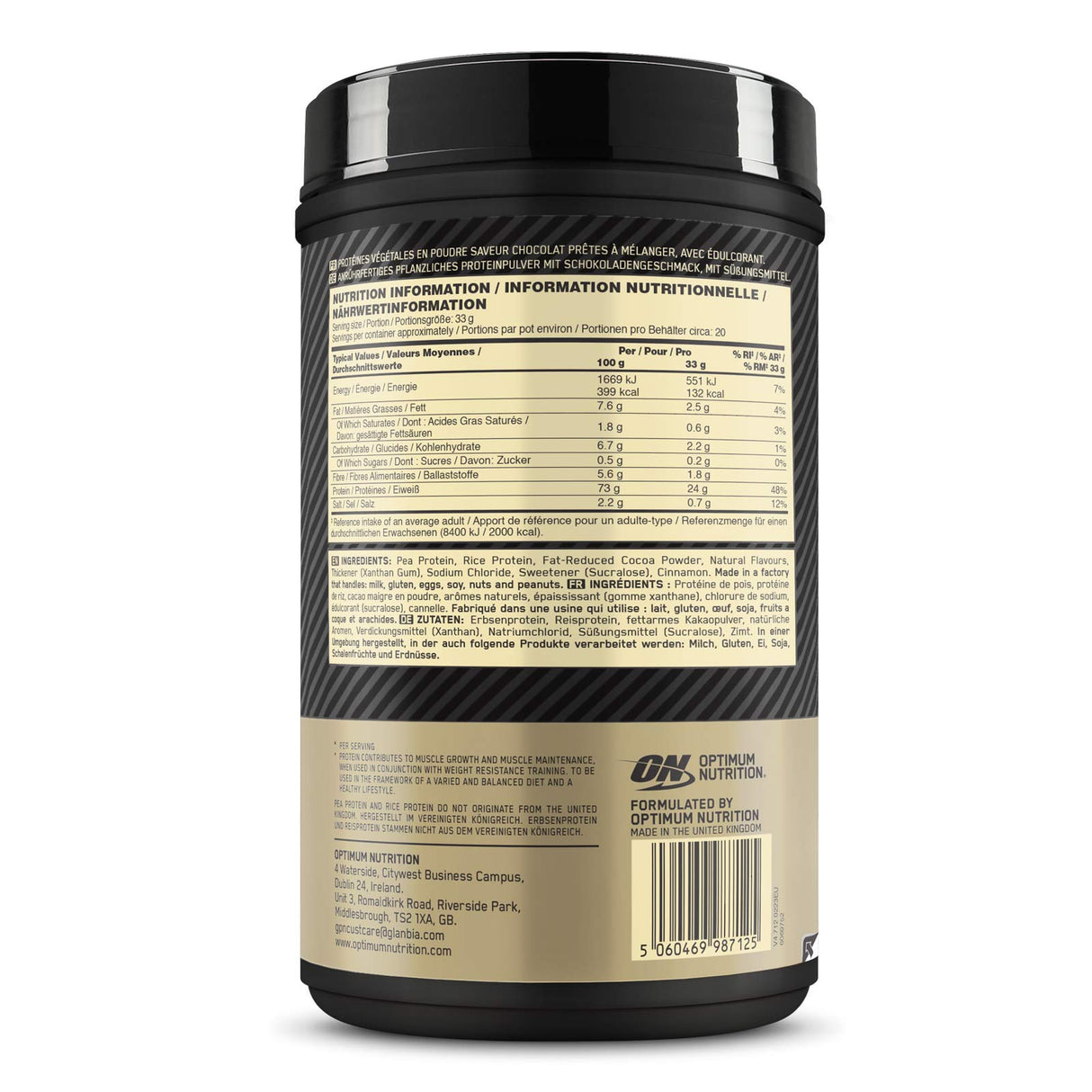 Optimum Nutrition Gold Standard 100% Plant 684g