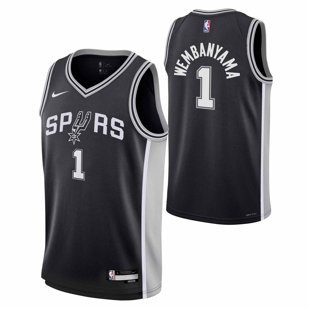 Nike NBA Spurs Wembanyama Kids Jersey