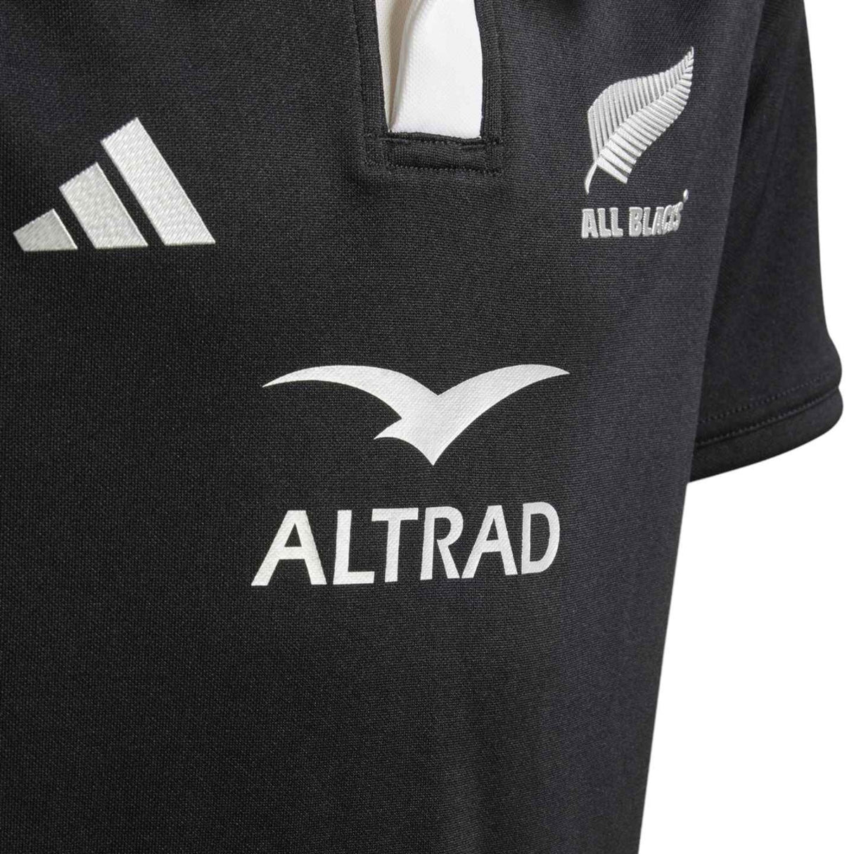 adidas All Blacks Kids Short Sleeved Home Jersey