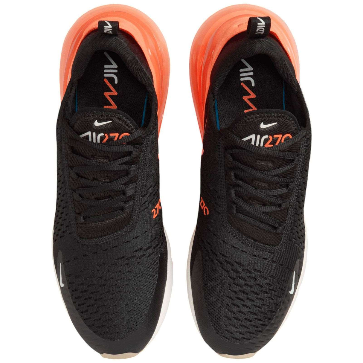 Nike Mens Air Max 270 Black Orange