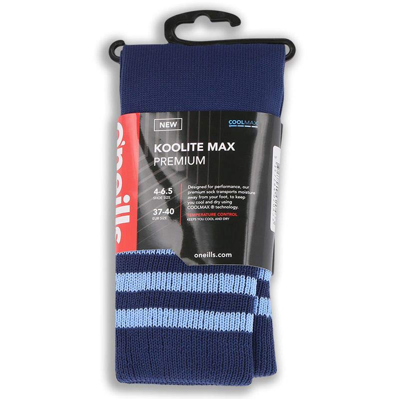 O'Neills Koolite Sports Sock Navy/Sky Bars