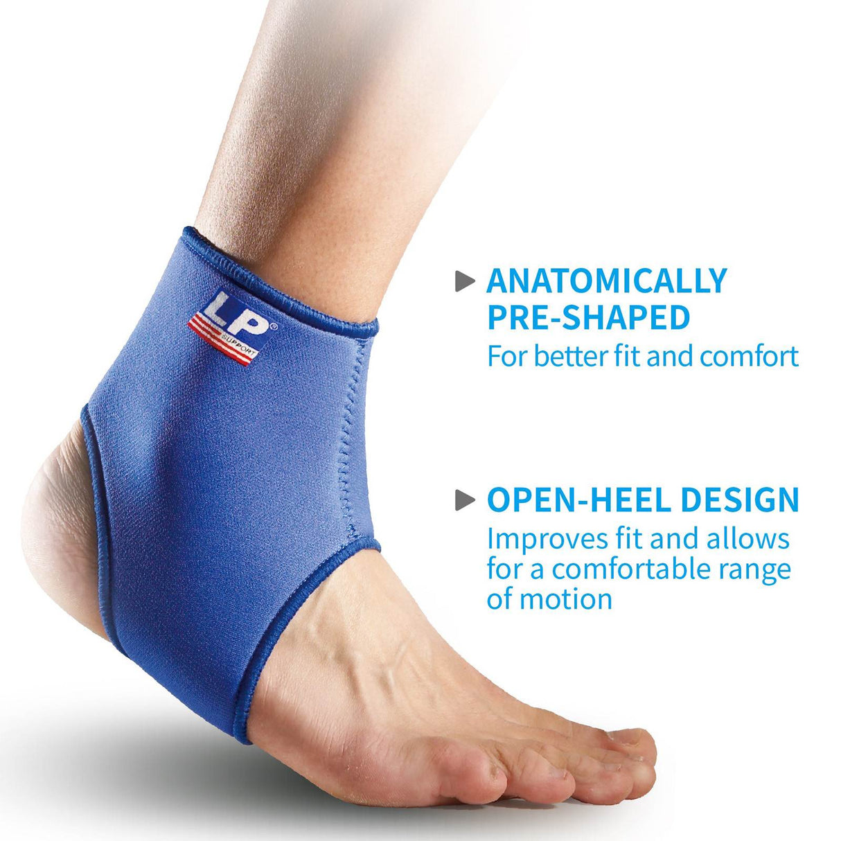 LP Neoprene Ankle Support Blue