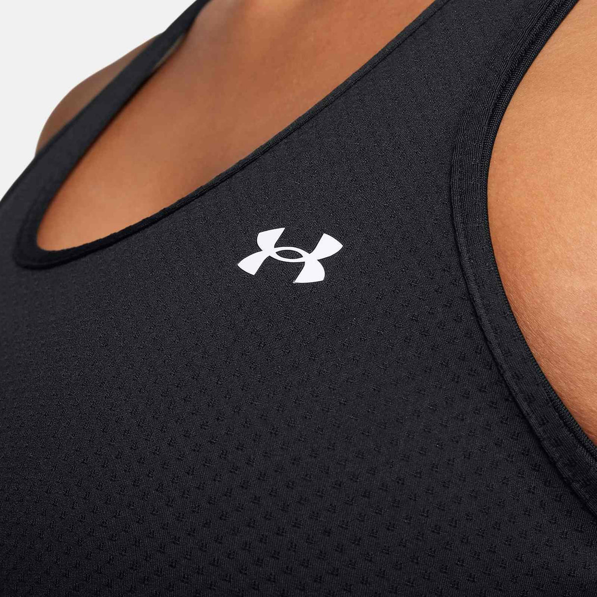 Under Armour Mesh Womens Racer Back Sleeveless Tank Top
