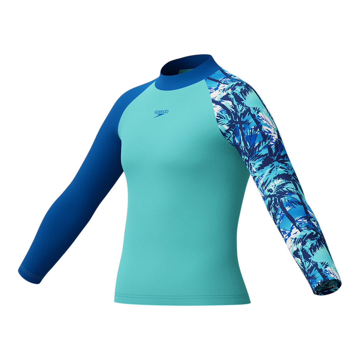 Speedo Printed Long Sleeve Boys Rash Top