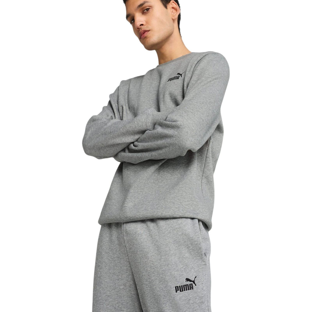 Puma Essentials No. 1 Logo Mens Medium-Rise Fleece Sweatpants