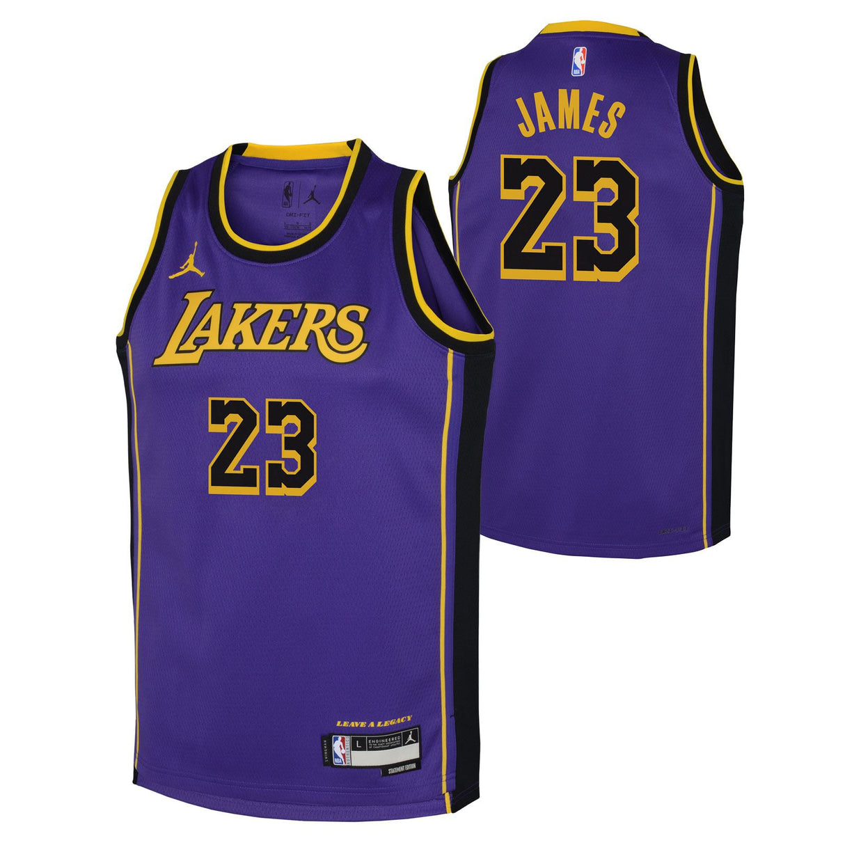 Nike Lakers James 23 Kids Swingman Jersey
