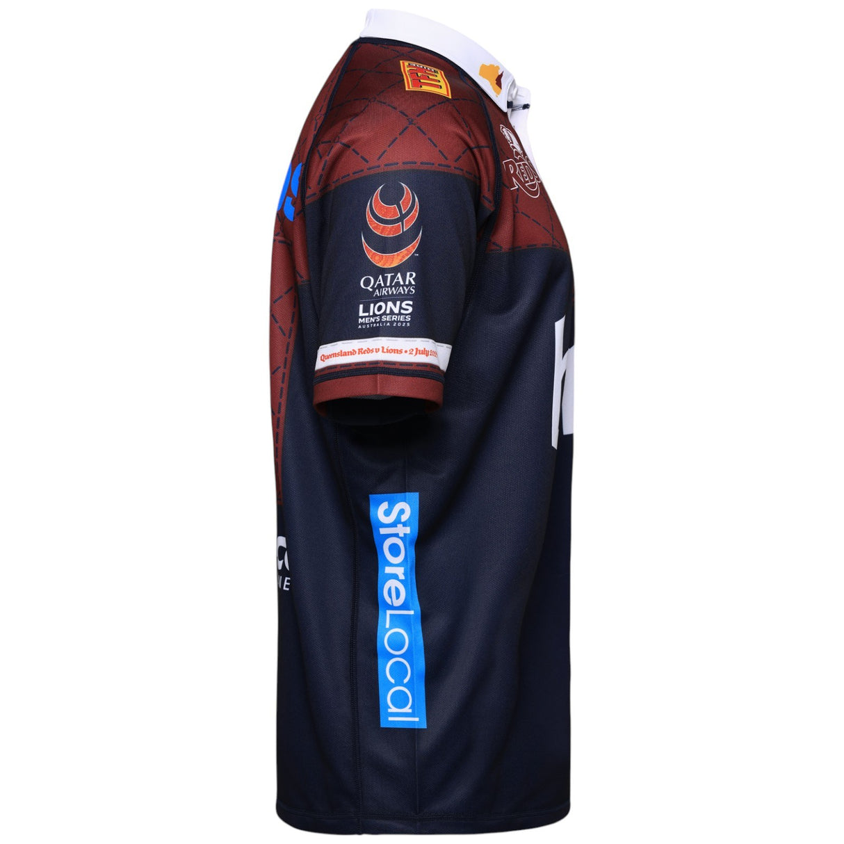Canterbury Queensland Reds Lions Rugby 2025/26 Special Edition Mens Jersey Right Side View