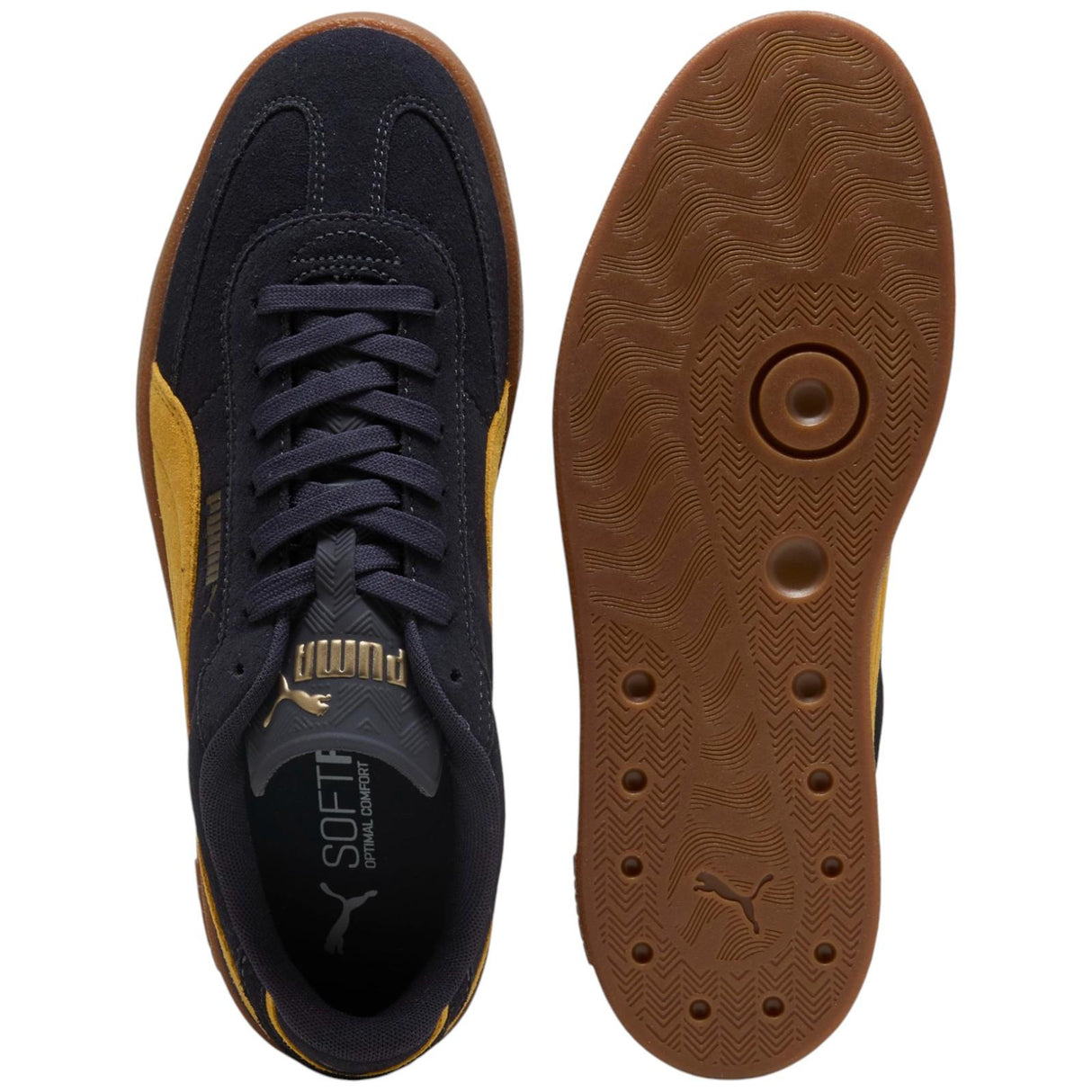 Puma Club II Era Mens Regular-Width Suade Sneakers