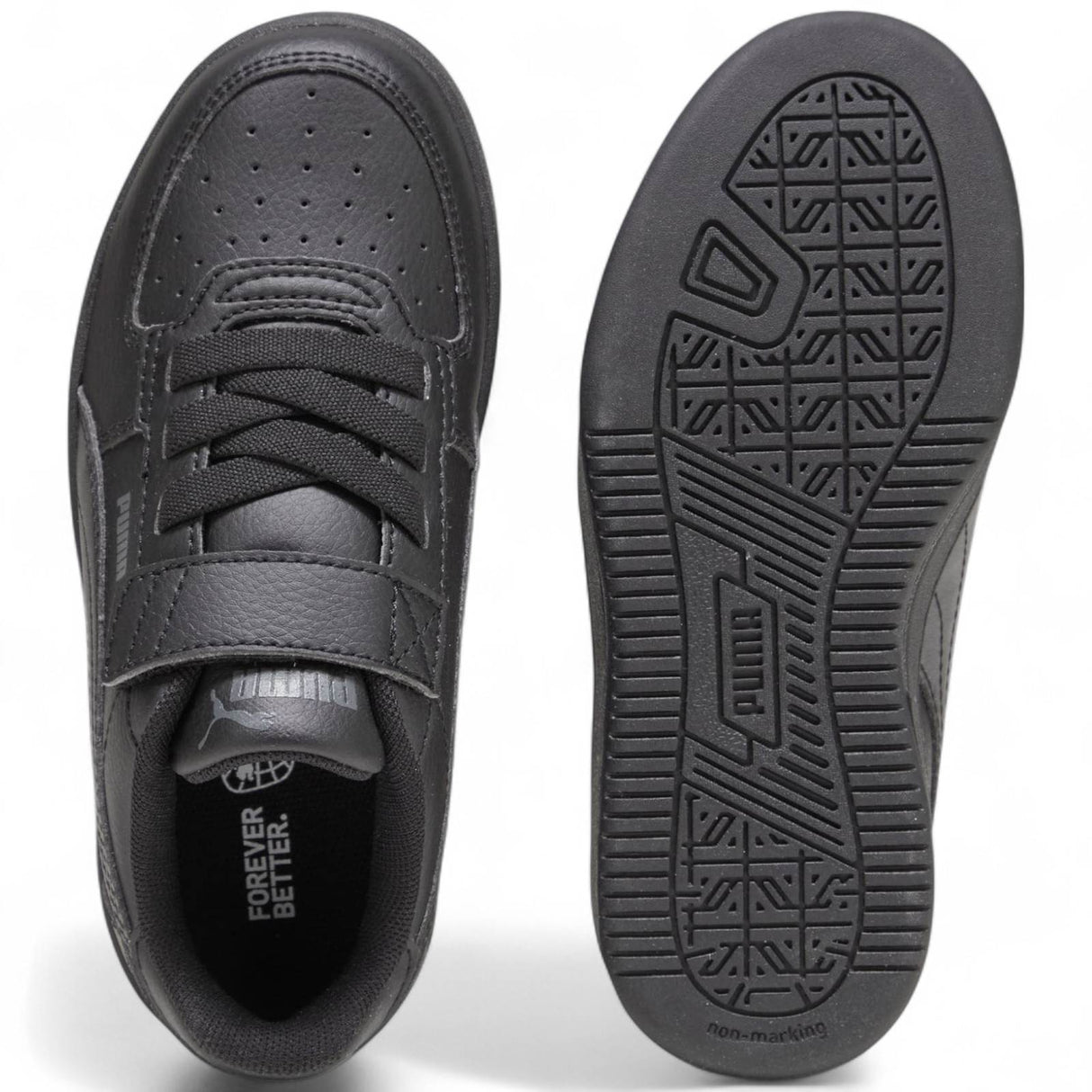 Puma Caven 2.0 Kids SoftFoam+ Block Sneakers Top and Sole Full View