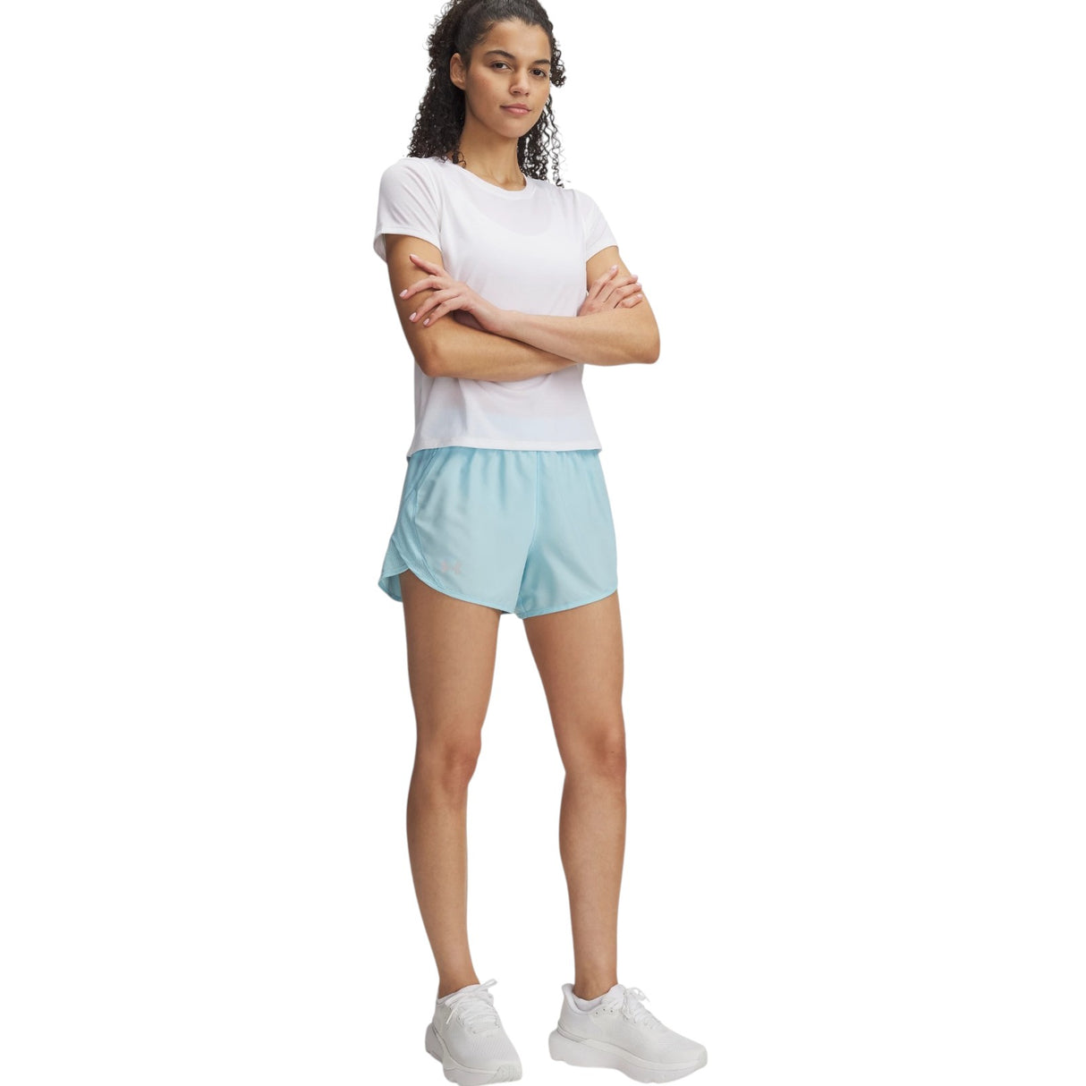 Under Armour Womens 3" Running Short Wide Shot
