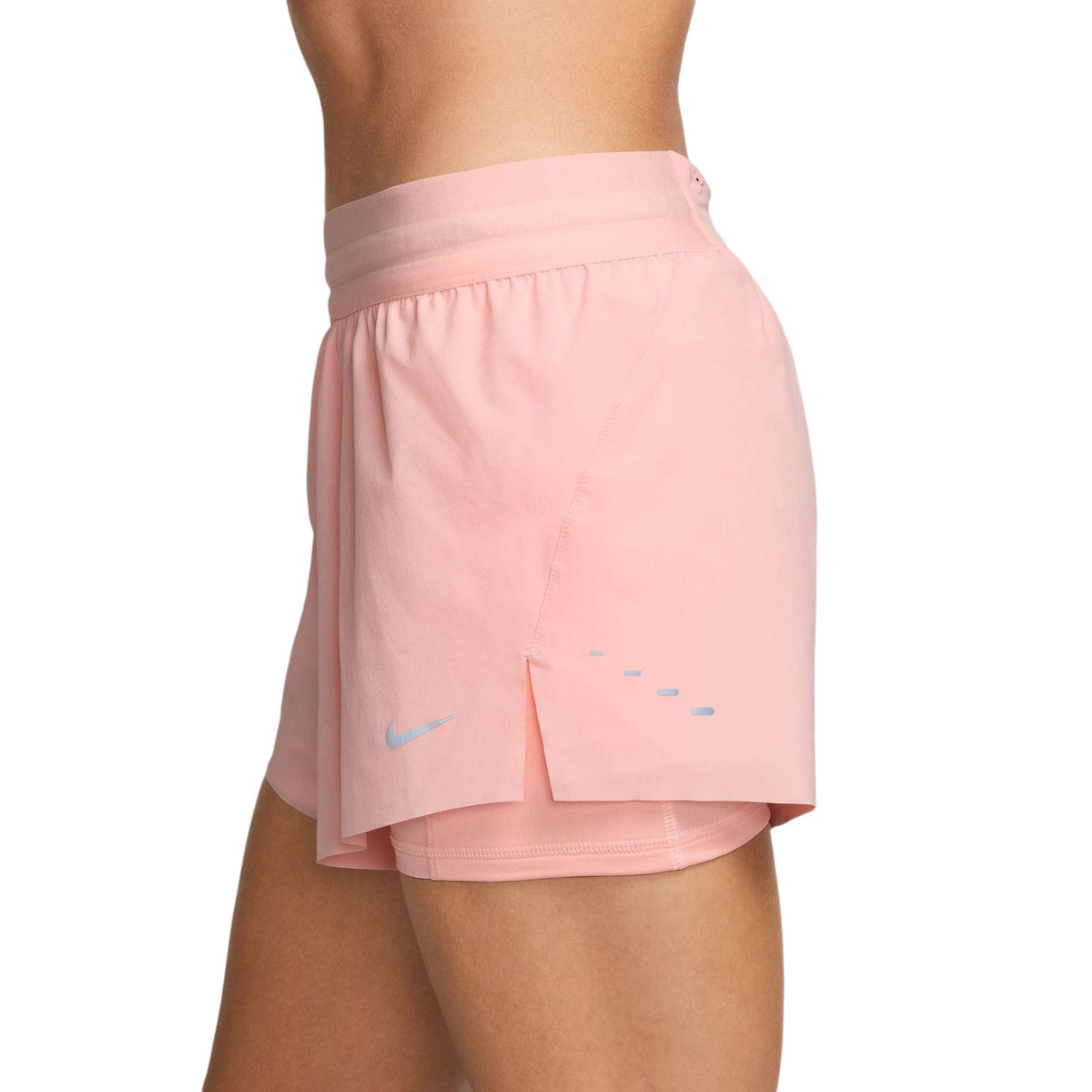 Nike Swift Womens Dri-Fit Mid-Rise 2-In-1 Running Shorts