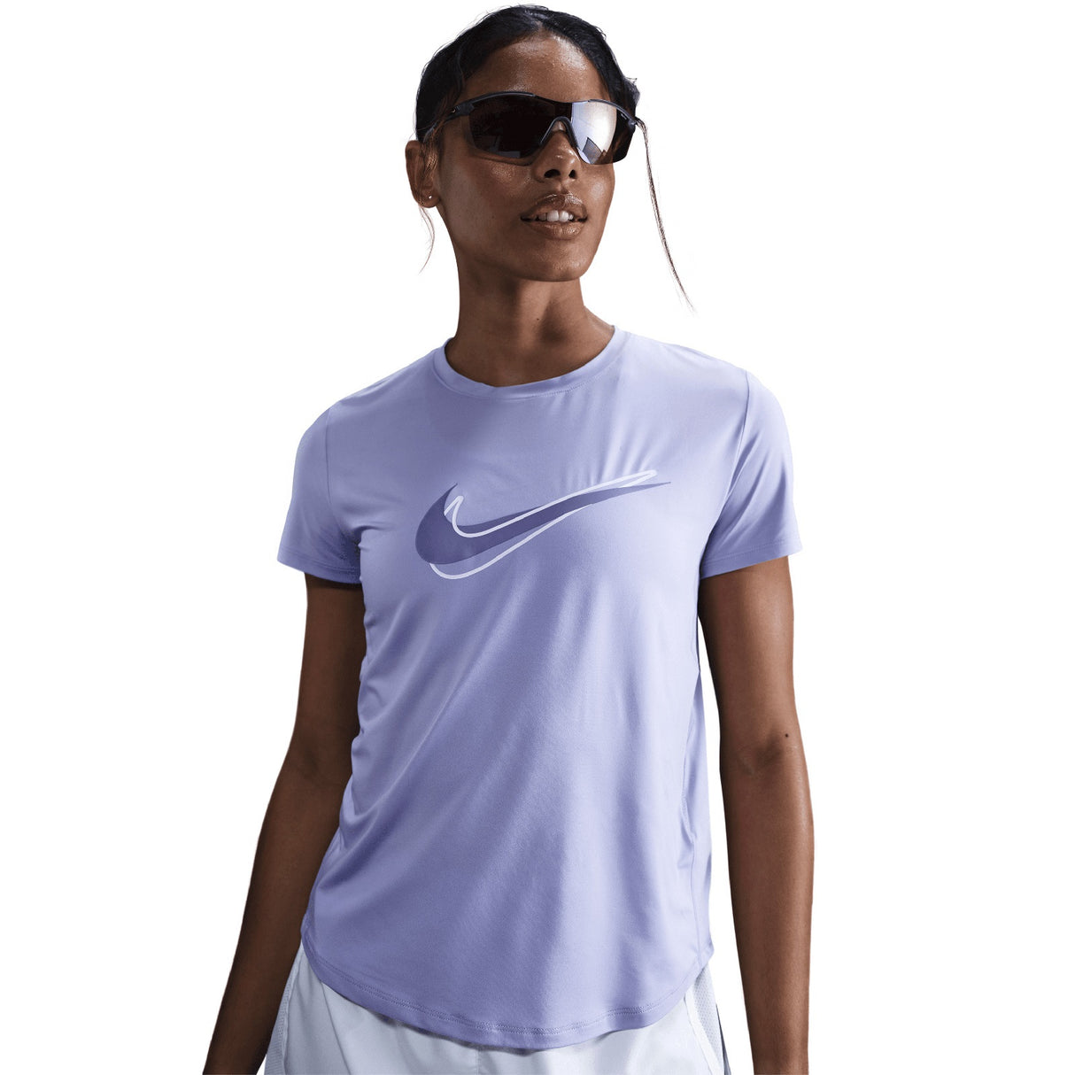 Nike One Swoosh Womens Tee Purple