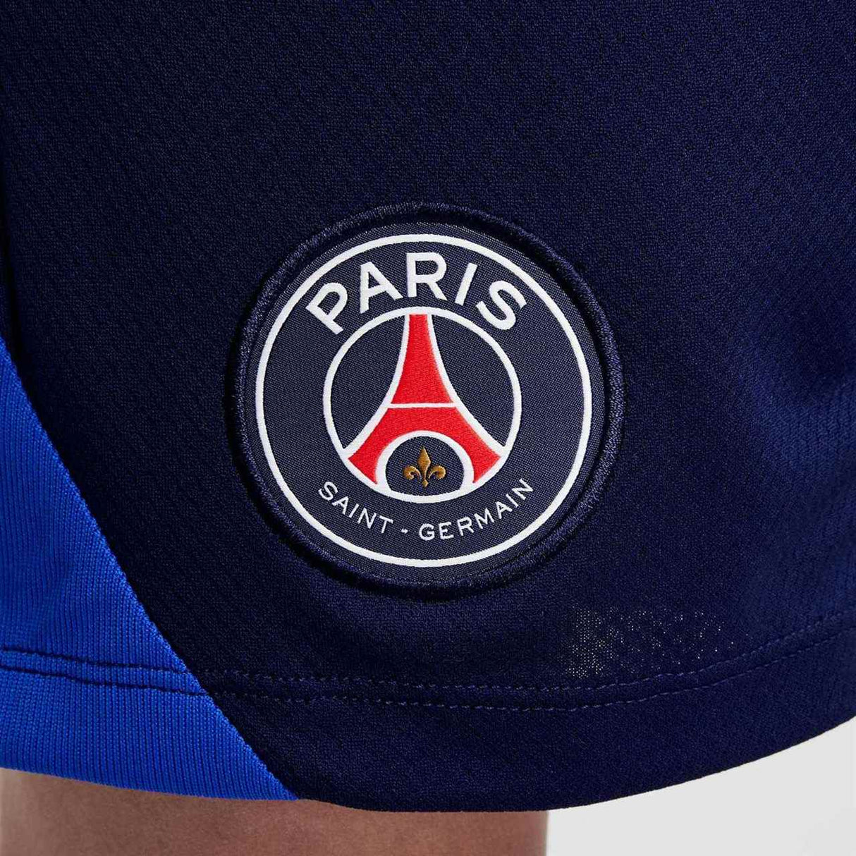 Nike Paris Saint-Germain Strike Kids Dri-FIT Soccer Knit Shorts - Close up