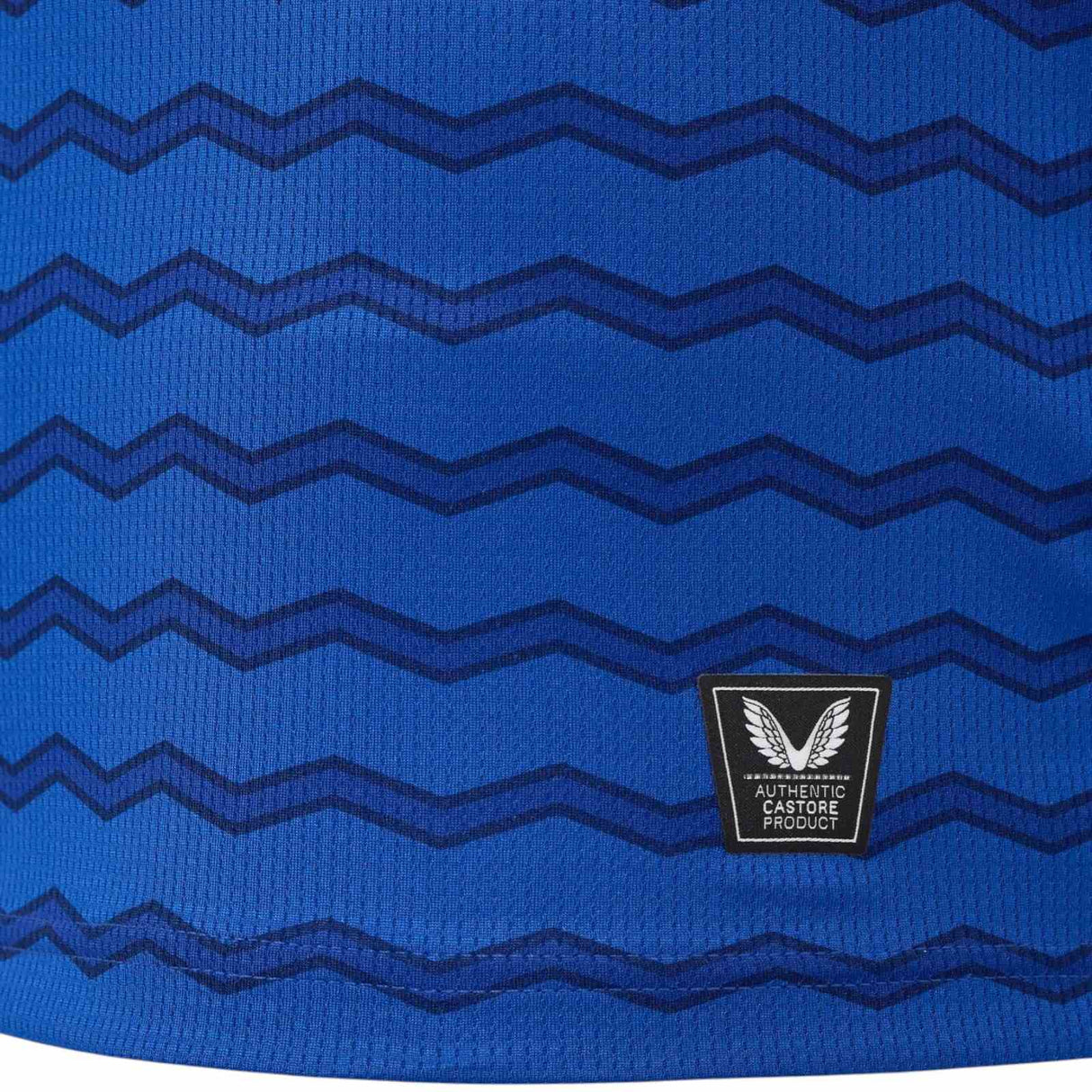 Castore Everton Football 2025/26 Mens Short Sleeved Home Jersey Close-Up Authenticity View
