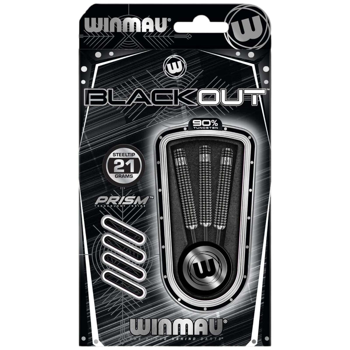 Winmau Blackout 90% Tungsten Alloy 21G Darts