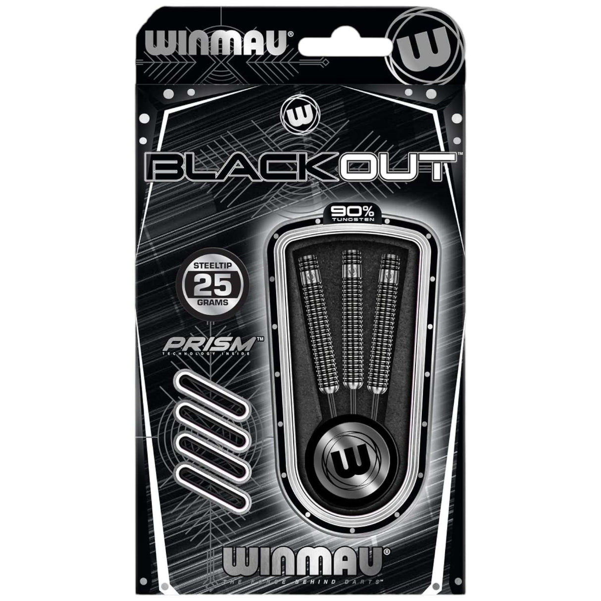 Winmau Blackout 90% Tungsten Alloy 25G Darts