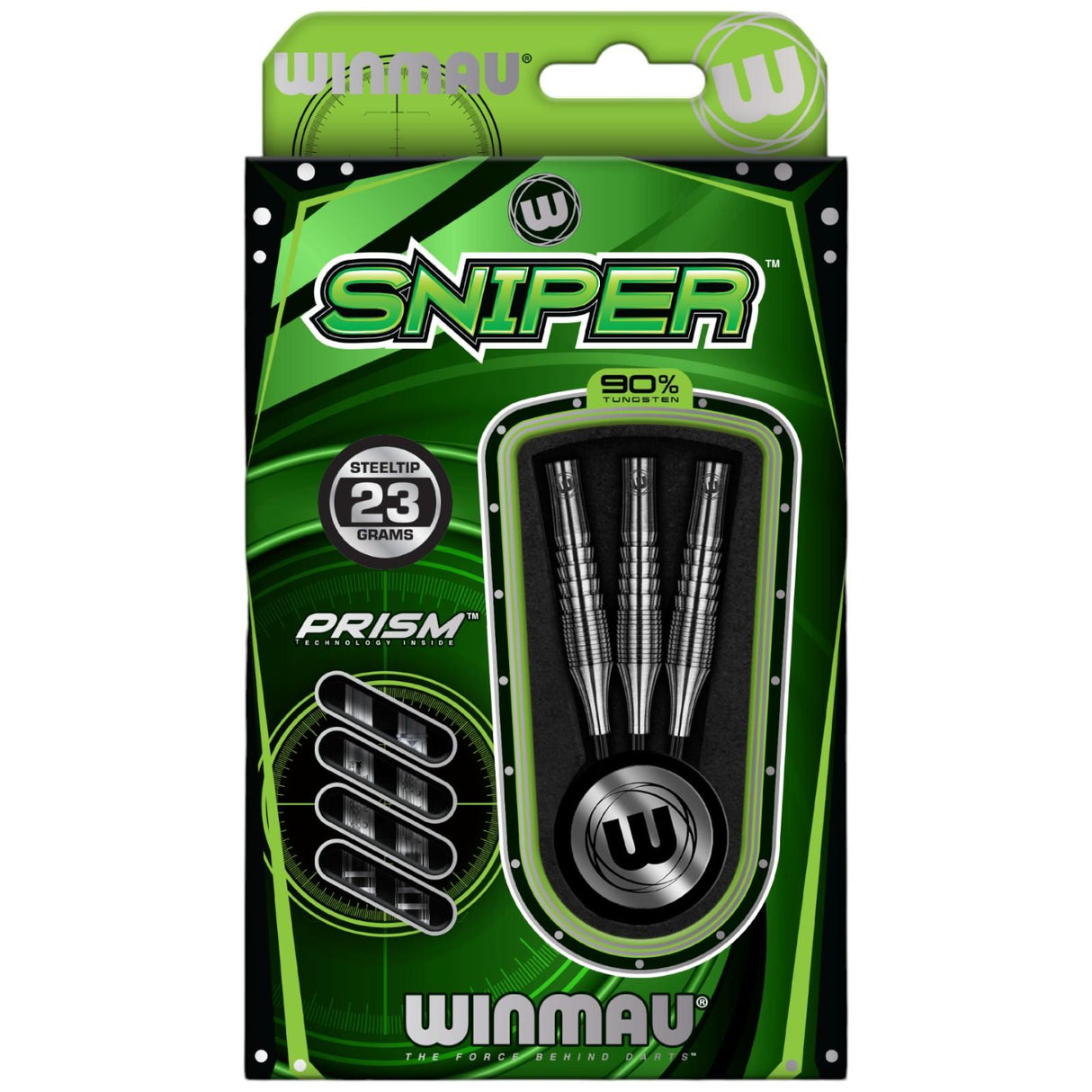 Winmau Sniper 90% Tungsten Barrel 23G Steel Tip Darts