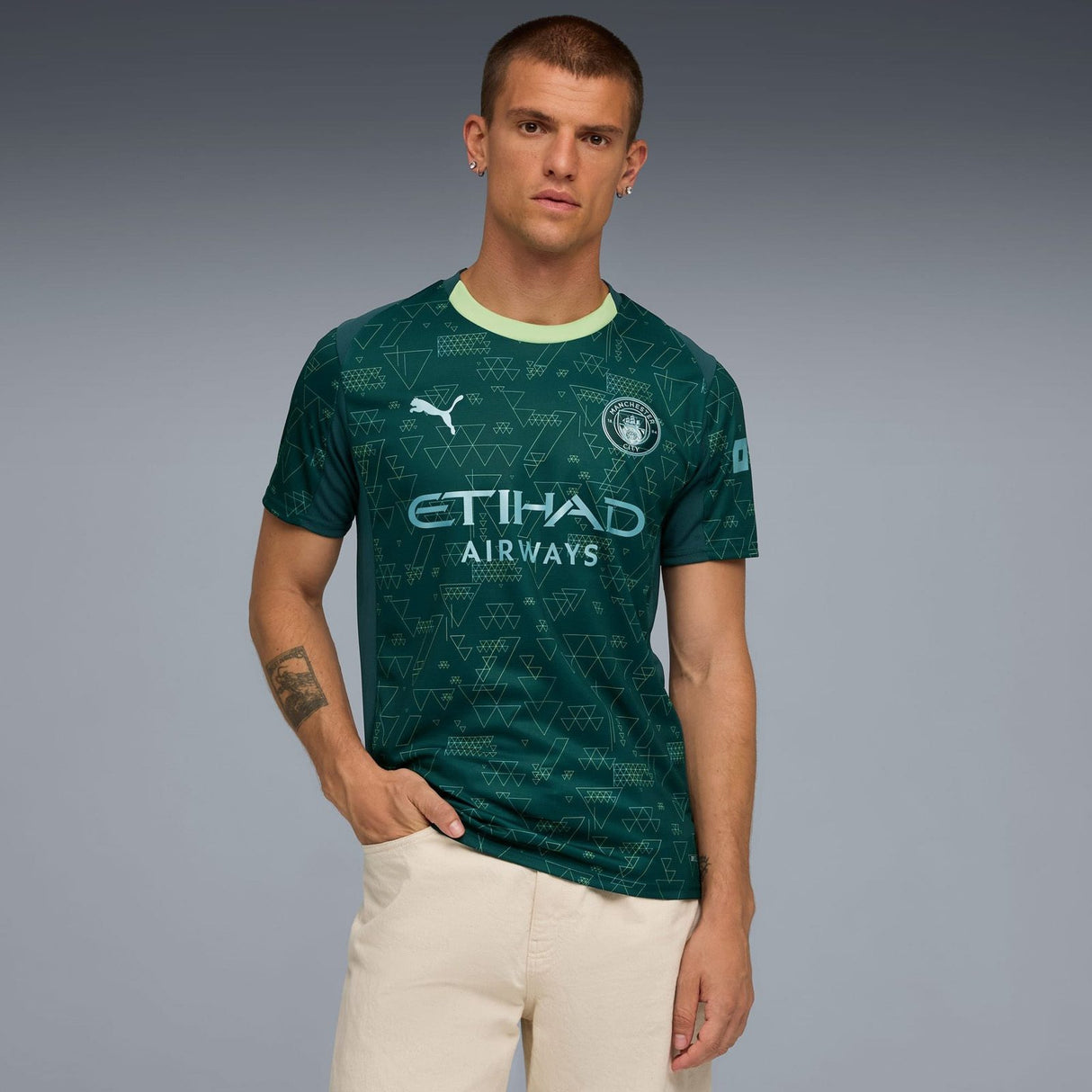 Puma MCFC 25 Fourth Jersey Green