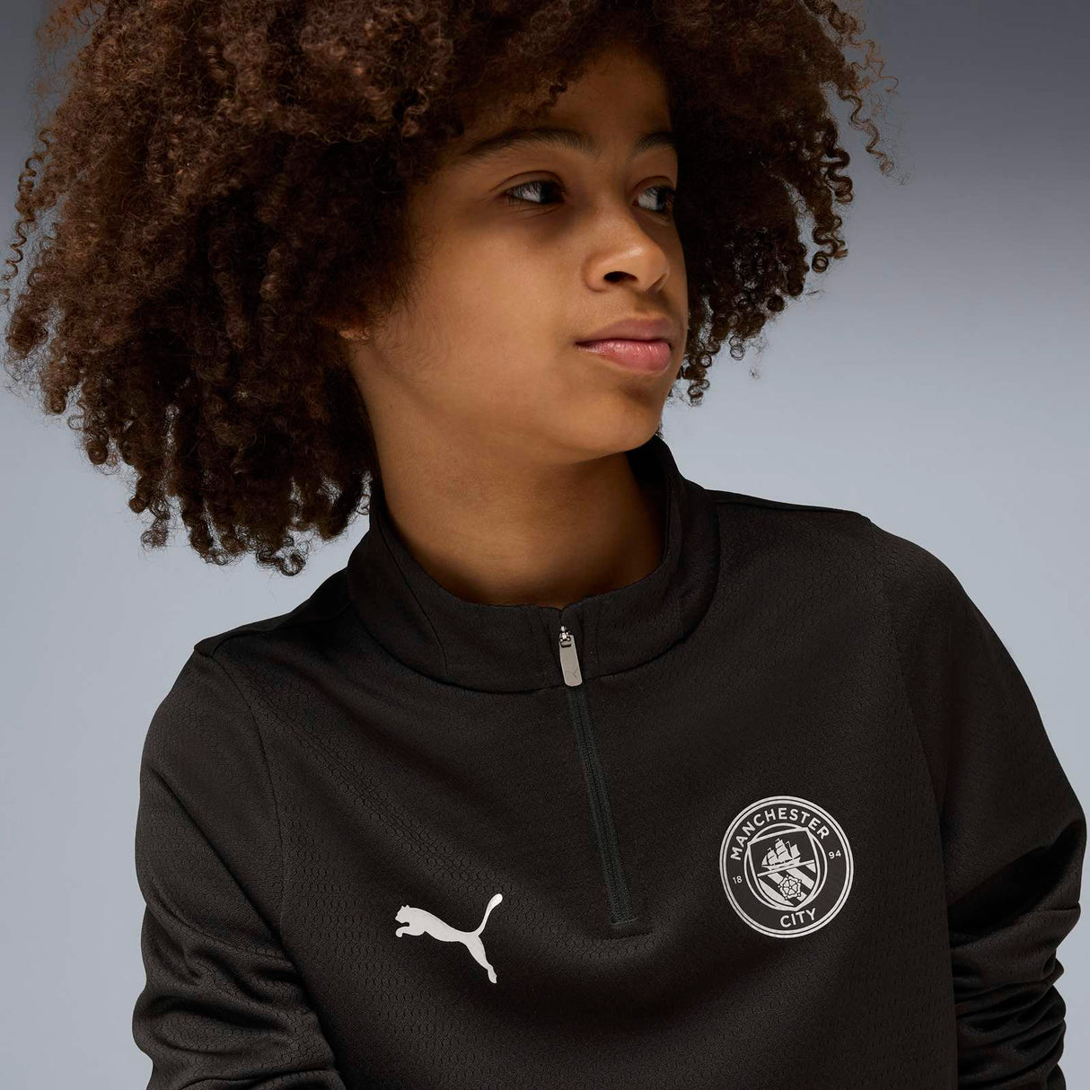 Puma Manchester City 2025/26 Kids Half-Zip Training Top