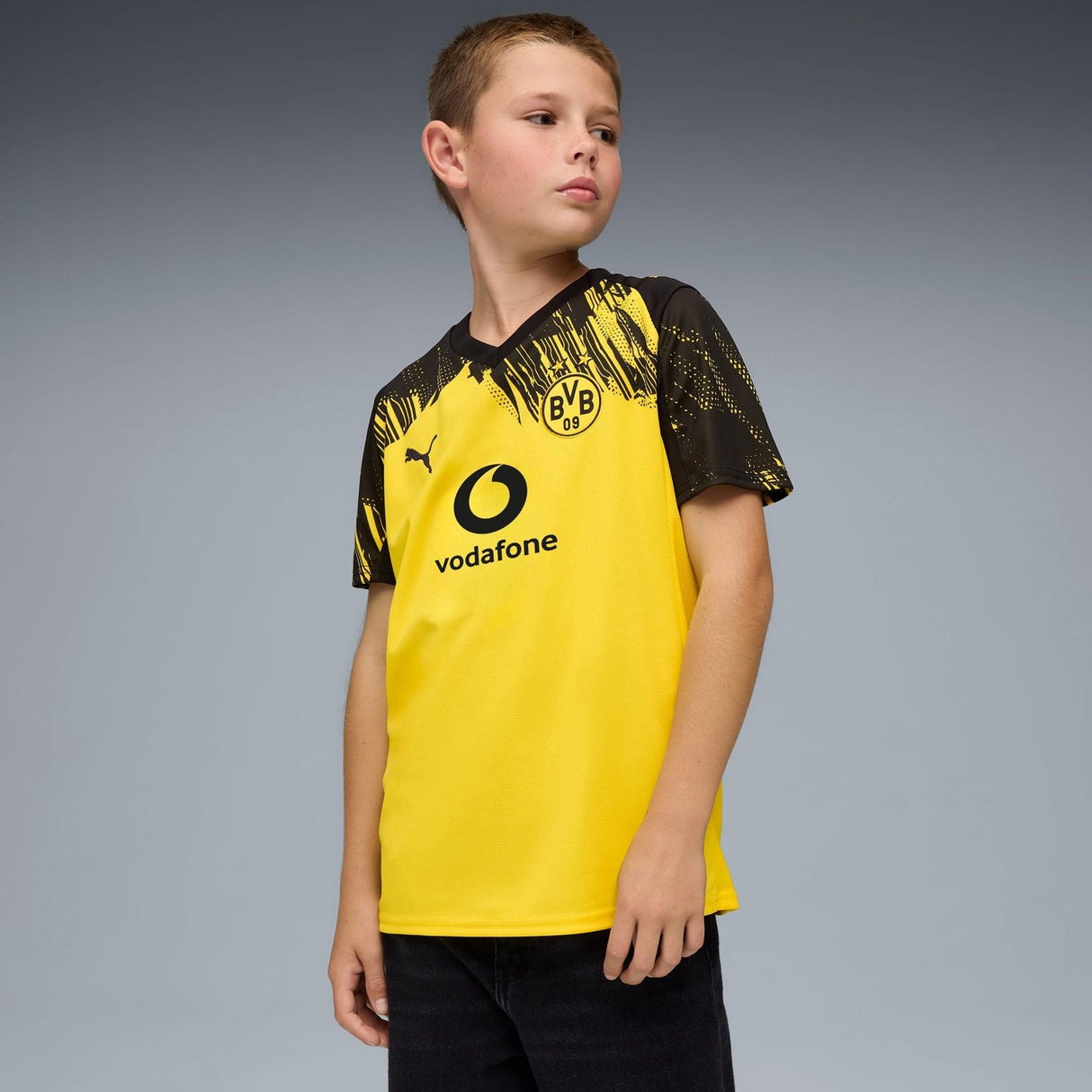 Puma BVB 25 Kids Home Jersey Yellow