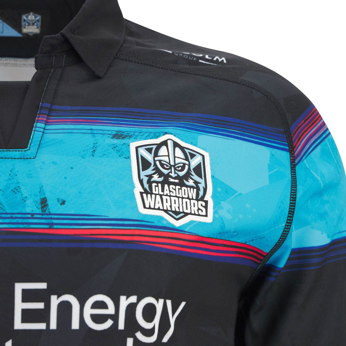 Macron Glasgow 25/26 Euro Rplc Jsy Blk