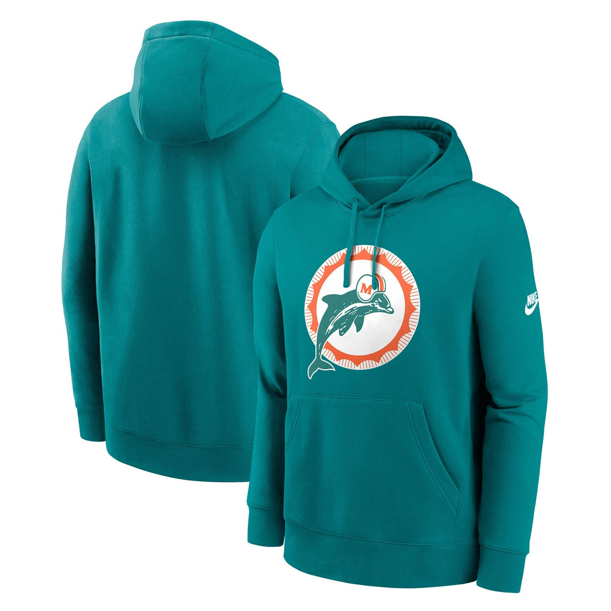 Nike Dolphins Club Logo Hoodie Purple