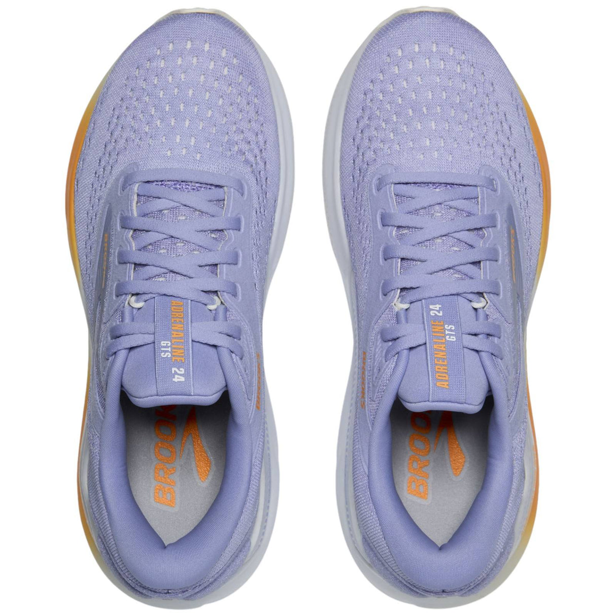 Brooks Womens Adrenaline GTS 24 Running Shoe - top side view