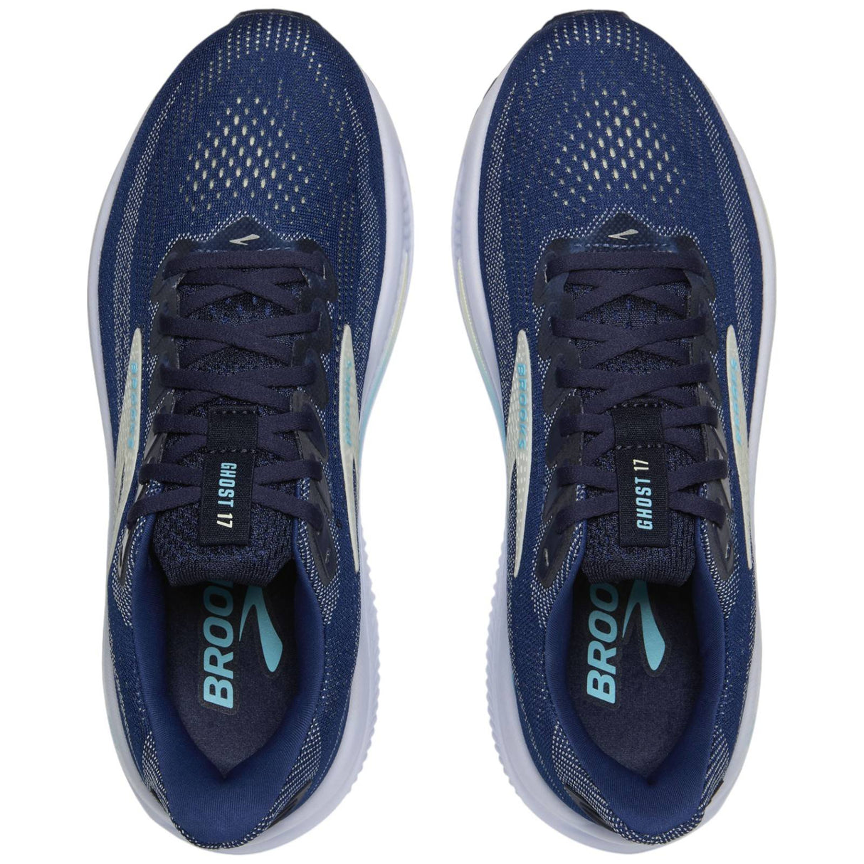 Brooks Ghost 17 Womens Road Running Shoes - Top view