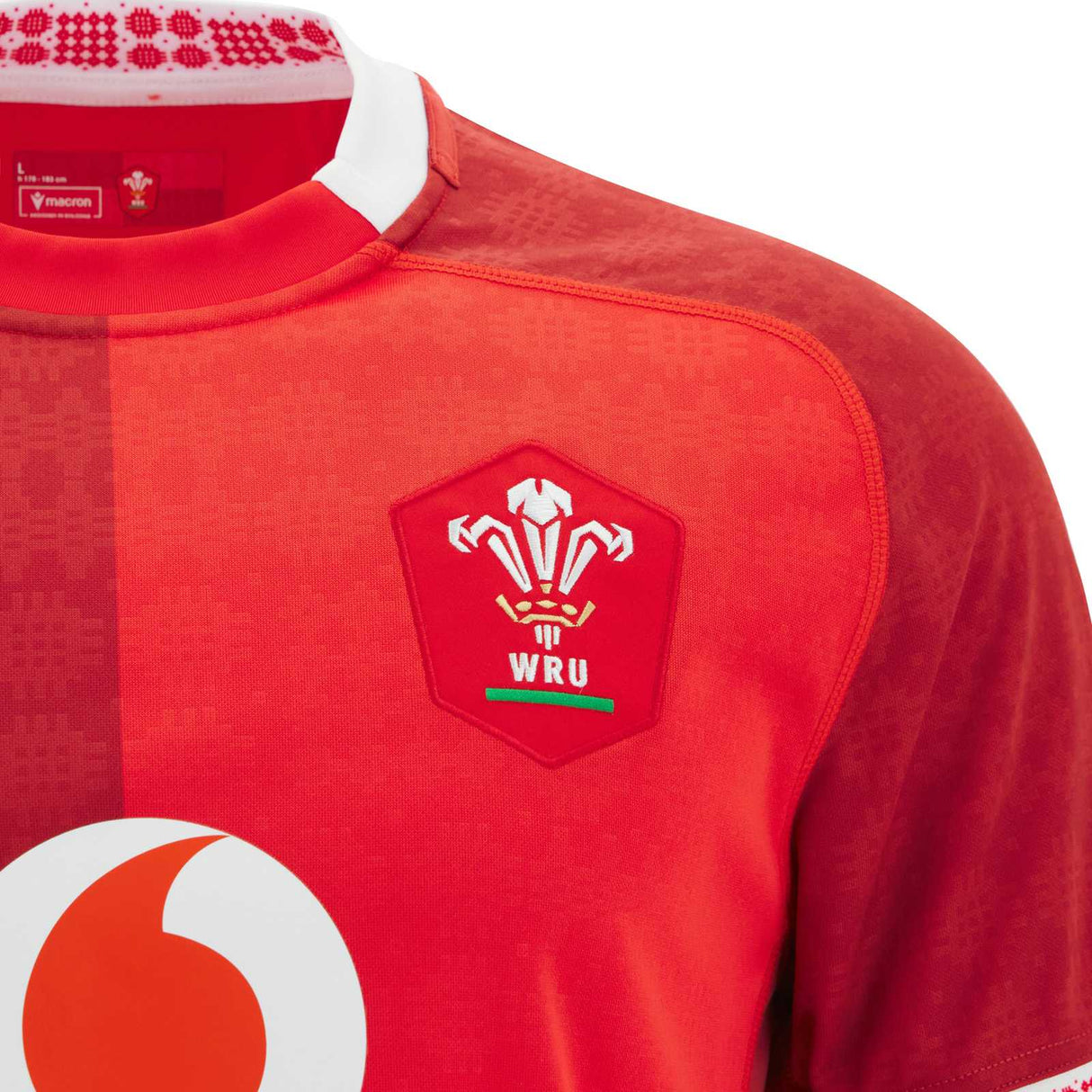 Macron Wales Rugby 2025/26 Mens Home Replica Jersey