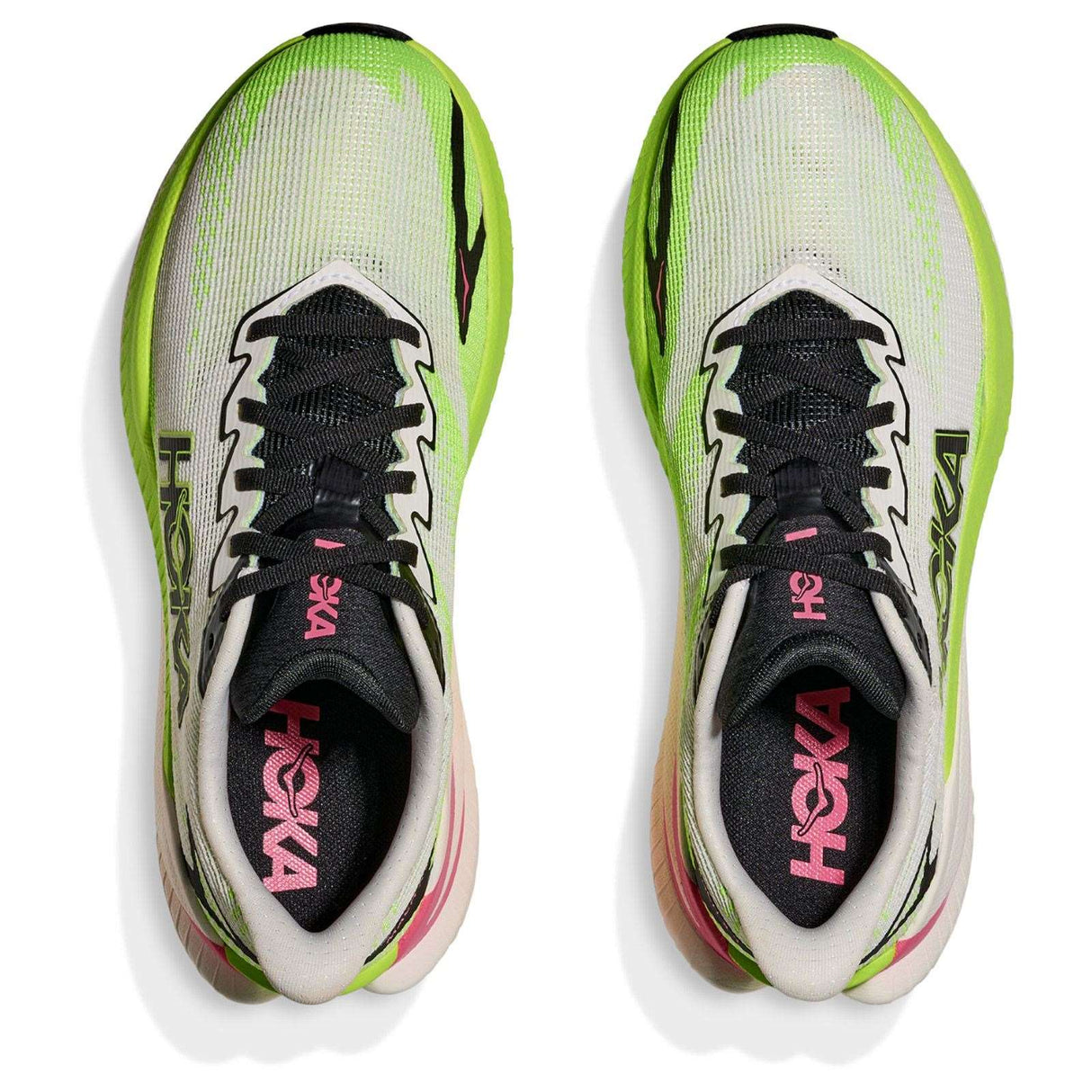 HOKA Womens MACH X 3 White/Green
