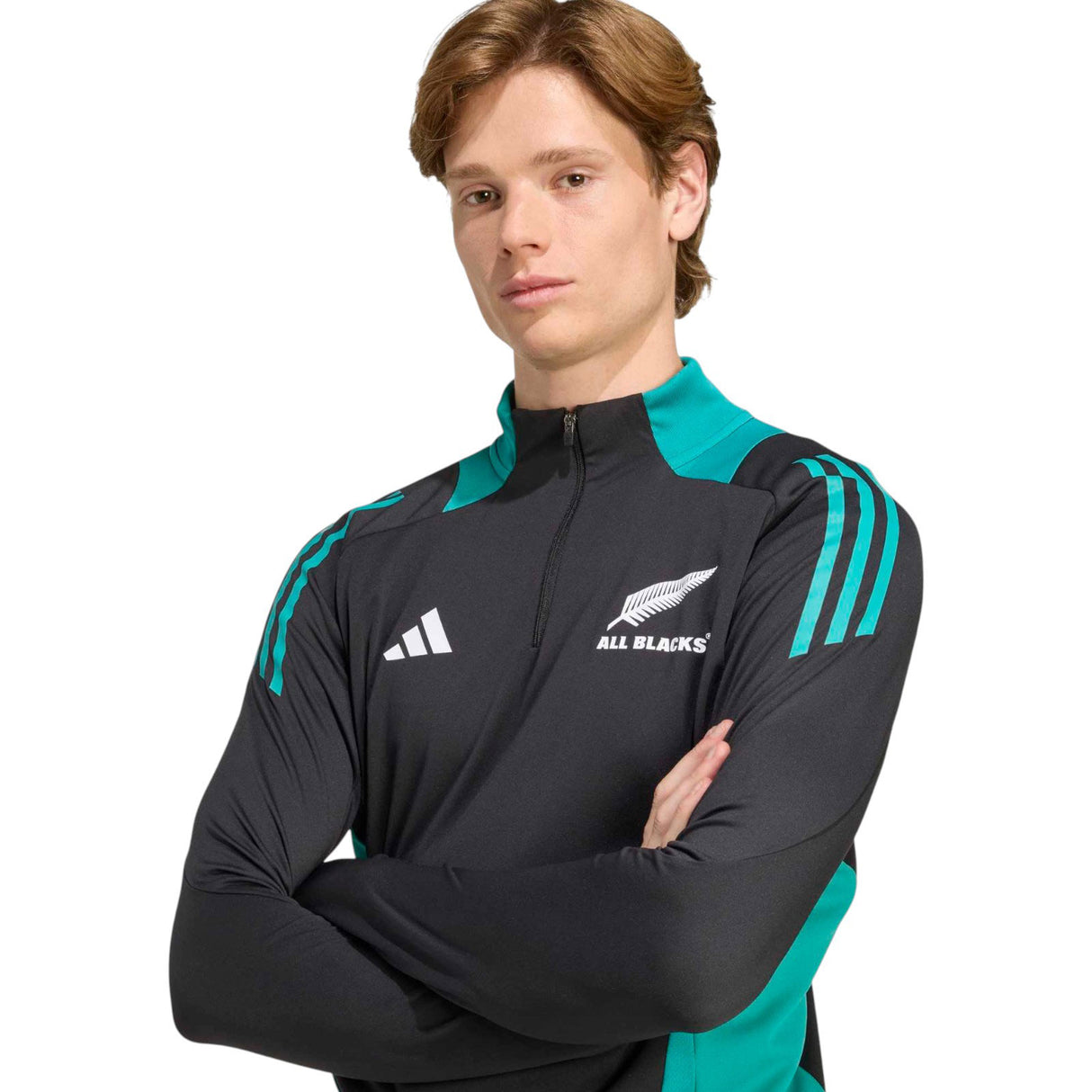 adidas All Blacks Training QZ Top Black