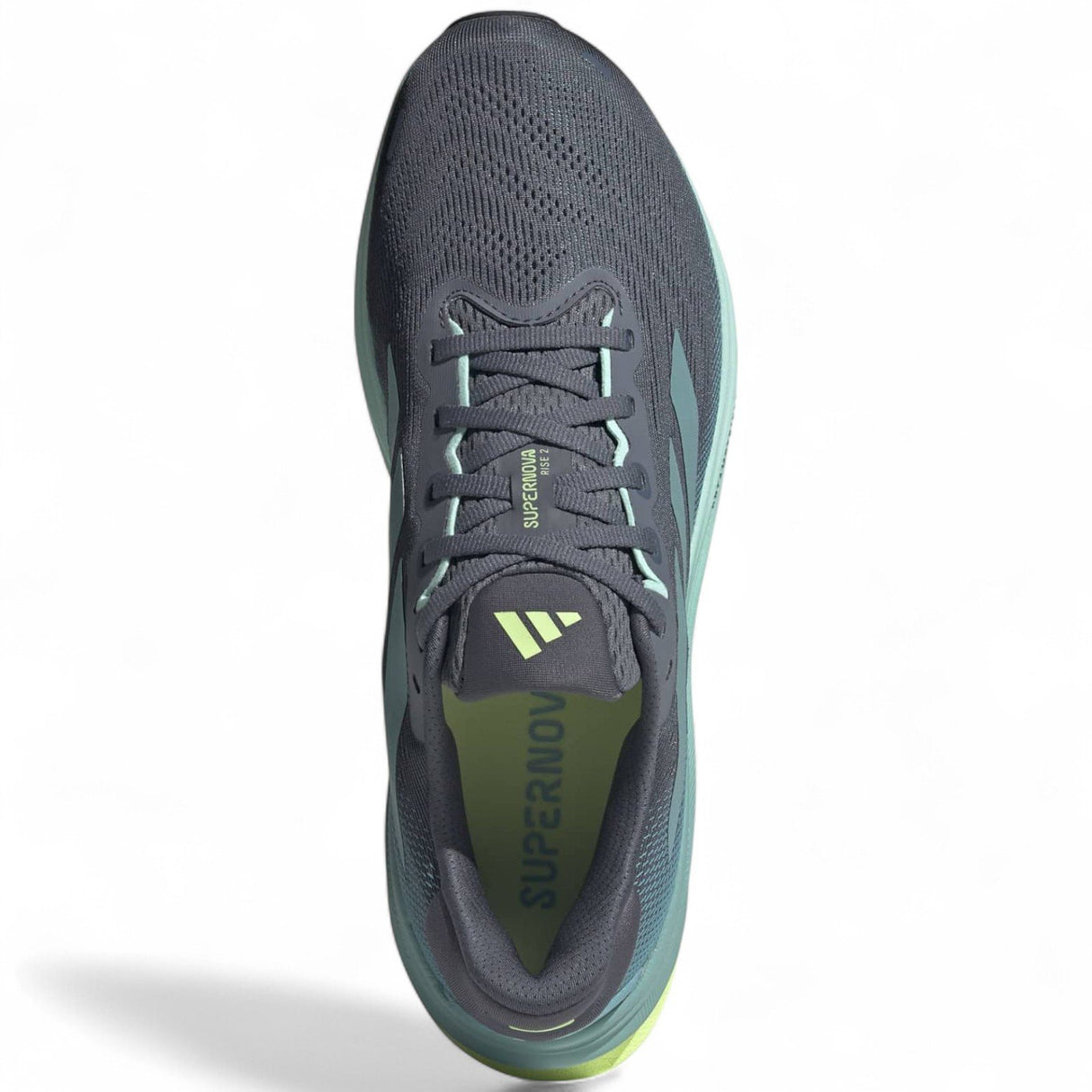 adidas Supernova Rise 2 Mens Regular-Fit Lace Running Shoes Top Full View