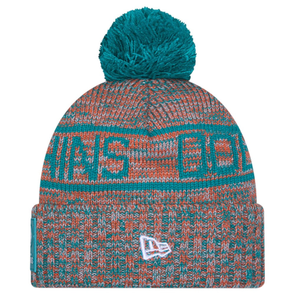 New Era NFL 25 Dolphins Bobble Hat Green