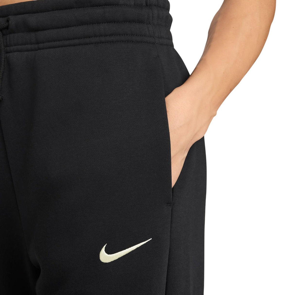 Nike NSW PHNX FLC HR Wmn Pant Wide 2 Blk