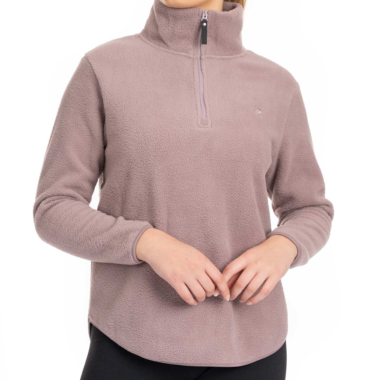 Energetics Amelia Womens Half-Zip Full-Length Fleece Top