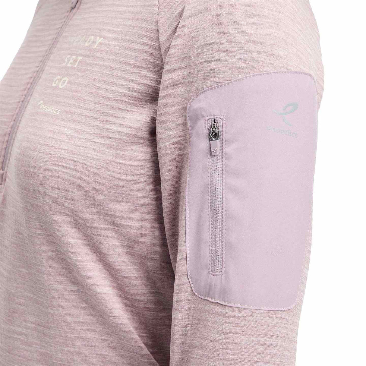 Energetics Wilona Womens Midlayer Half Zip Long Sleeve Fleece Top