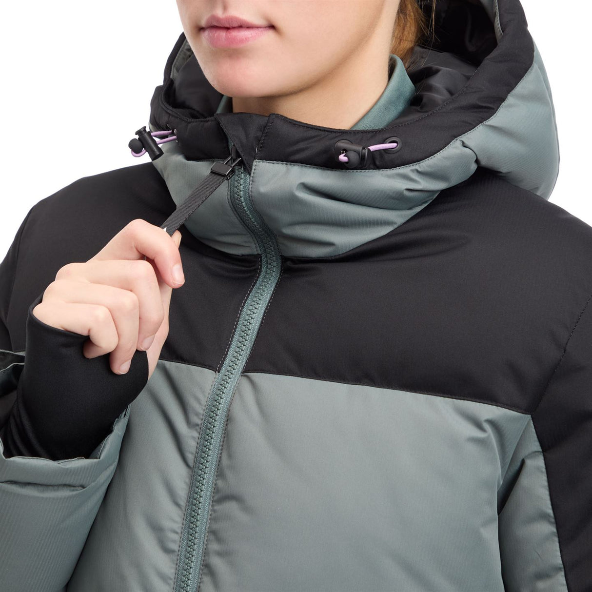 McKinley Edwina Womens Full Zip Padded Jacket - Close up 1
