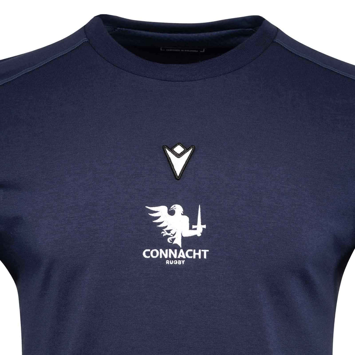Macron Connacht Rugby 2025/26 Kids Short Sleeved T-Shirt