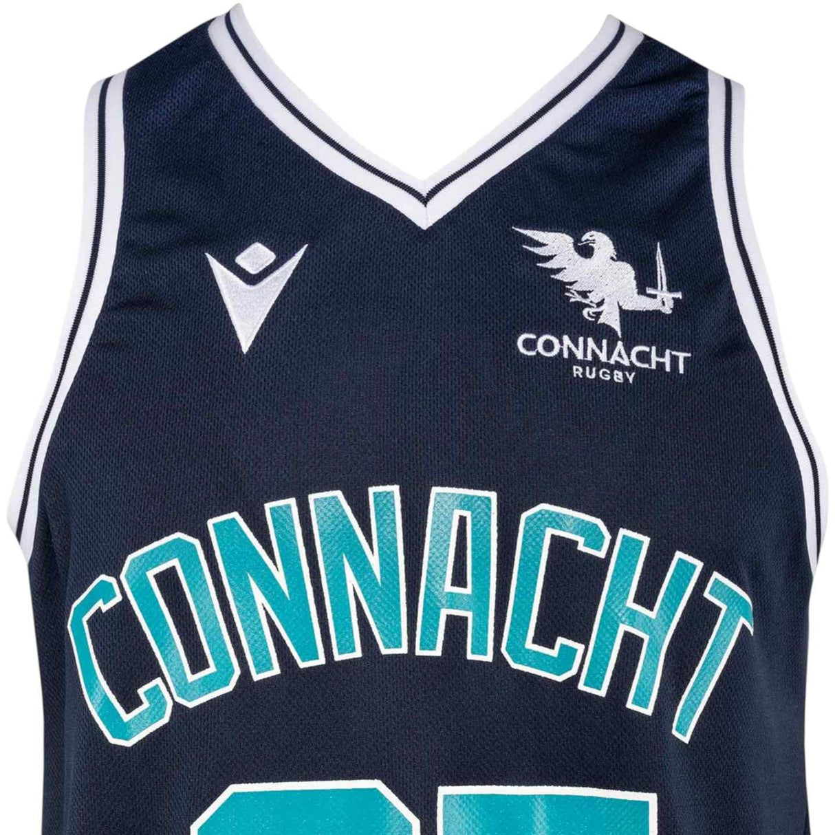 Macron Connacht Rugby 2025/26 Mens Sleeveless Basketball Singlet