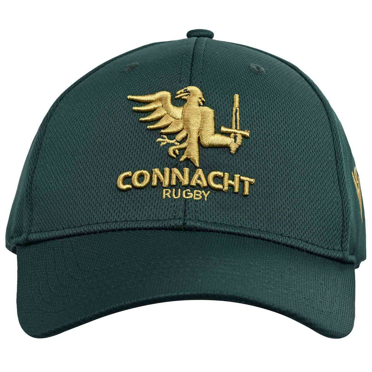 Macron Connacht Rugby 2025/26 Adults Adjustable Baseball Cap Front View