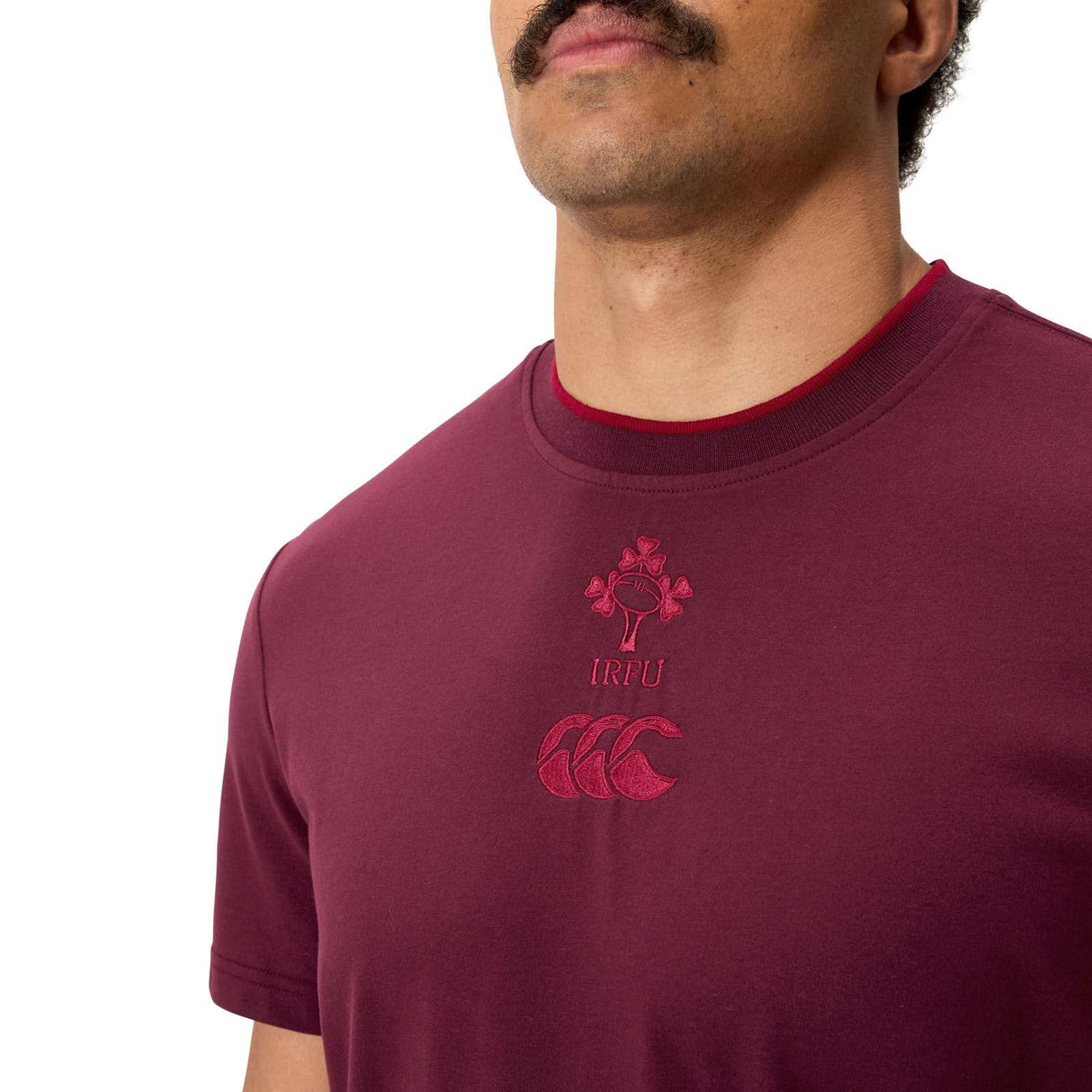 Canterbury IRFU Ireland Rugby Mens Short Sleeved T-Shirt