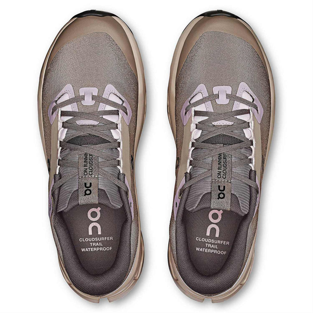 ON Womens Cloudsurfer Trail 2 WP Grey